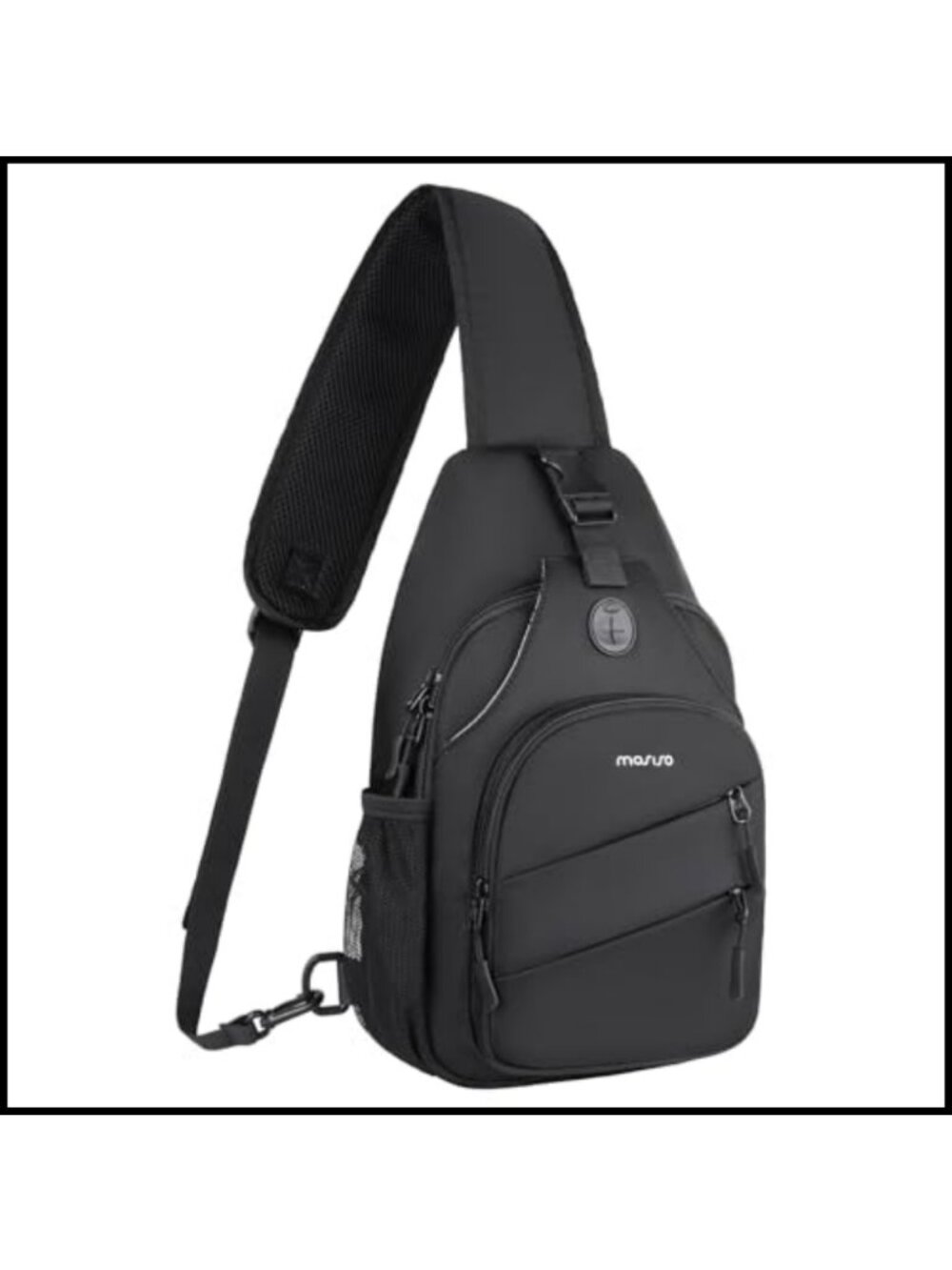 Waterproof Polyester Crossbody Sling Bag Travel Hiking Daypack